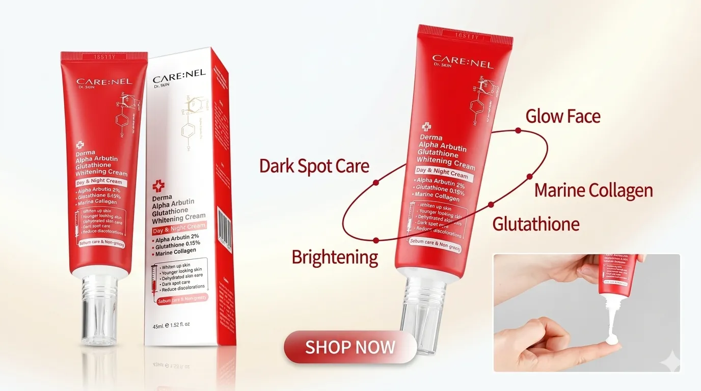 CARE:NEL Derma Alpha Arbutin Glutathione Lightening Cream – 45ml