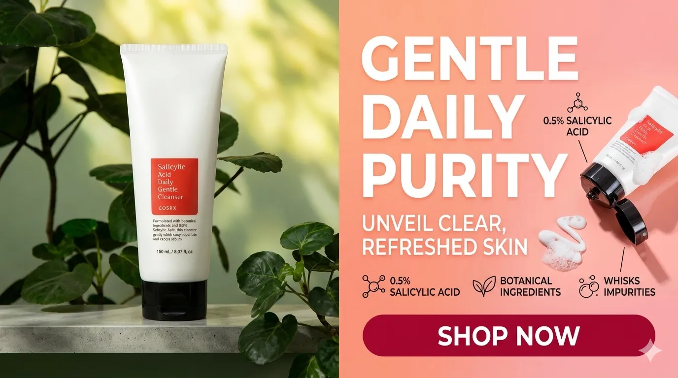 COSRX Salicylic Acid Daily Gentle Cleanser – 50ml