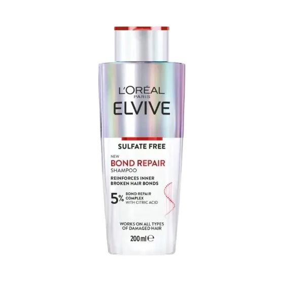 L’Oréal Paris Elvive 5% Bond Repair Shampoo 200ml (Sulphate Free)