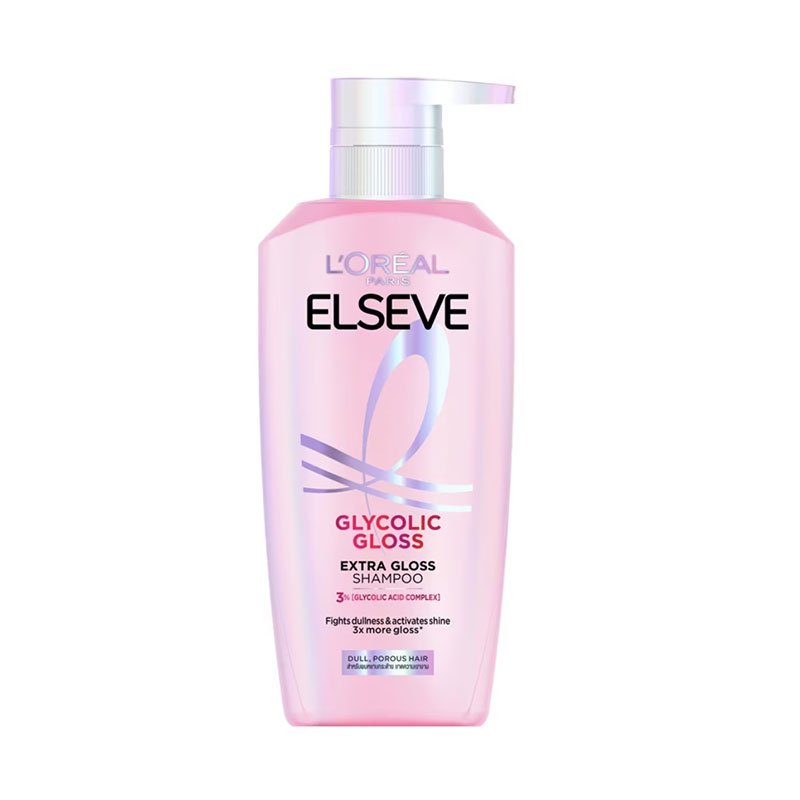 LOREAL ELVIVE GLYCOLIC GLOSS EXTRA GLOSS SHAMPOO – 400ml