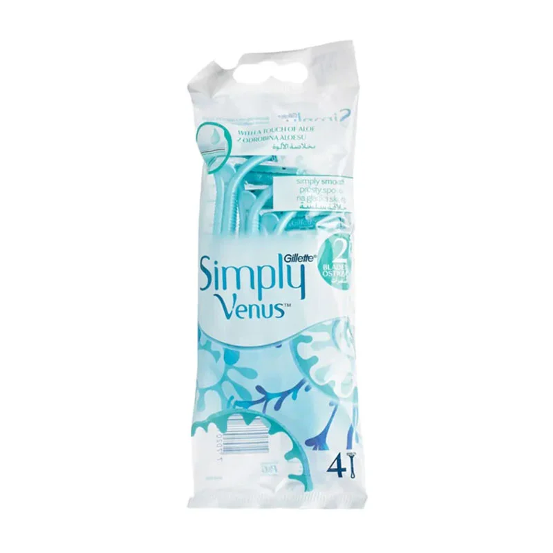 Gillette Simply Venus 2 Disposable 4 Razor For Women