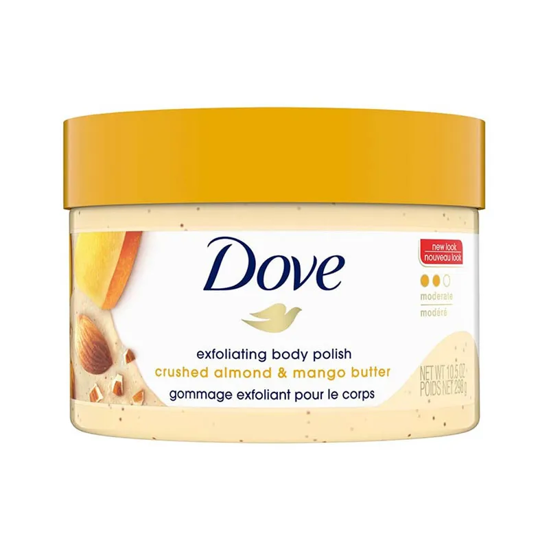 Dove Exfoliating Body Polish Crushed Almond & Mango – 298gm