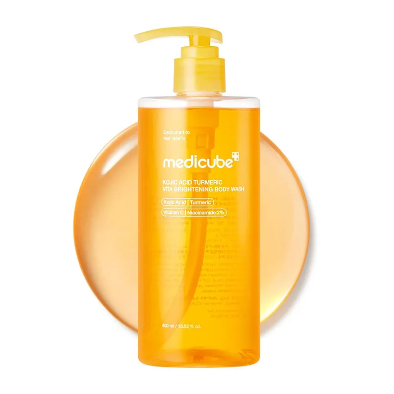 MEDICUBE Kojic Acid Turmeric Brightening Body Wash – 400ml