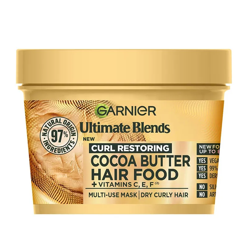 Garnier Ultimate Blends Hair Food Cocoa Butter Hair Mask – 400ml