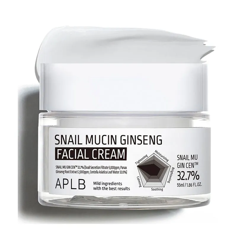 APLB Snail Mucin Ginseng Facial Cream – 55ml